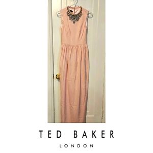 NWT Ted Baker Pink Maxi Dress